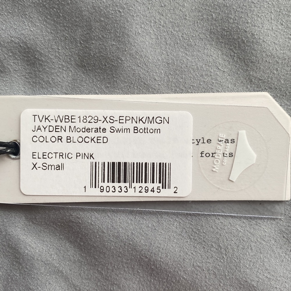 Electric Pink  Madewell X Tavik Bikini Bottoms XS - Picture 7 of 7
